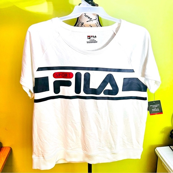 Fila Tops - Fila Sport Short Sleeve Women’s Sweatshirt Size XL